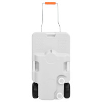Miniatyr av produktbild för Vattendunk på hjul för camping 30 L grå