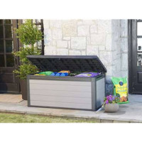 Produktbild för 440525 Keter Garden Storage Box "Premier" 570 L Grå