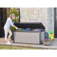 Produktbild för 440525 Keter Garden Storage Box "Premier" 570 L Grå