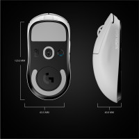 Produktbild för Logitech G Pro X Superlight datormöss högerhand RF Trådlös 25600 DPI