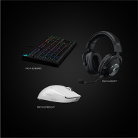 Produktbild för Logitech G Pro X Superlight datormöss högerhand RF Trådlös 25600 DPI