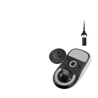 Produktbild för Logitech G Pro X Superlight datormöss högerhand RF Trådlös 25600 DPI