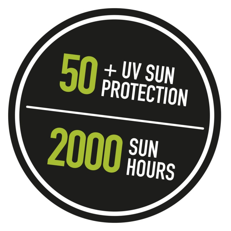Produktbild för Madison Överdrag för solsäng 210x75x40cm grå