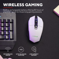 Produktbild för GXT 110W Felox Illuminated Wireless Gaming mouse Vit