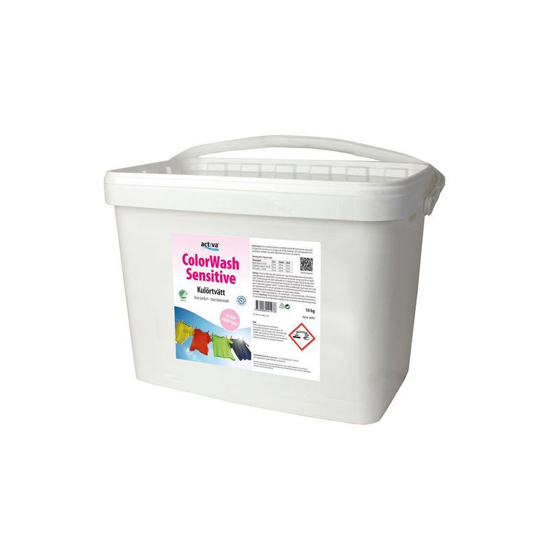 Produktbild för Tvättmedel ACTIVA ColorWash sense 10kg