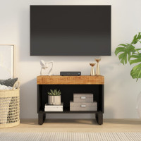 Produktbild för Tv-bänk 60x33x43,5 cm massivt mangoträ