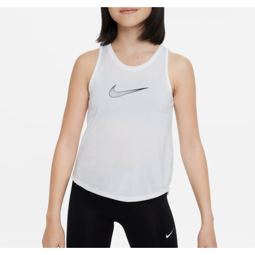 Nike Nike DriFIT One Tank White Girls Jr