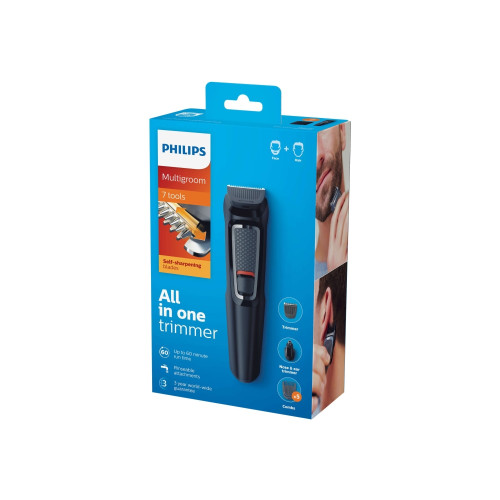Philips Multigroom Series 3000 MG3720 - trimmer - Rakapparater & Hygientrimmers