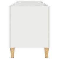 Produktbild för Stereobänk vit 74,5x38x48 cm konstruerat trä