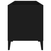 Produktbild för Stereobänk svart 74,5x38x48 cm konstruerat trä
