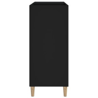Produktbild för Stereobänk svart 84x38x89 cm konstruerat trä