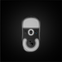 Produktbild för Logitech G Pro X Superlight datormöss högerhand RF Trådlös 25600 DPI