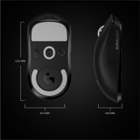 Produktbild för Logitech G Pro X Superlight datormöss högerhand RF Trådlös 25600 DPI