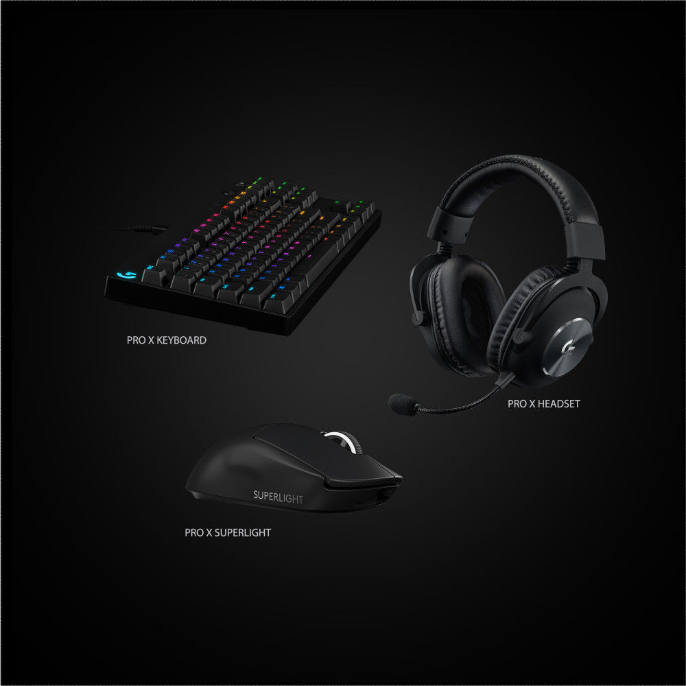 Produktbild för Logitech G Pro X Superlight datormöss högerhand RF Trådlös 25600 DPI