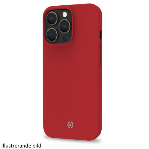 Celly Cromo Soft rubber case iPhone 15 Pro Röd