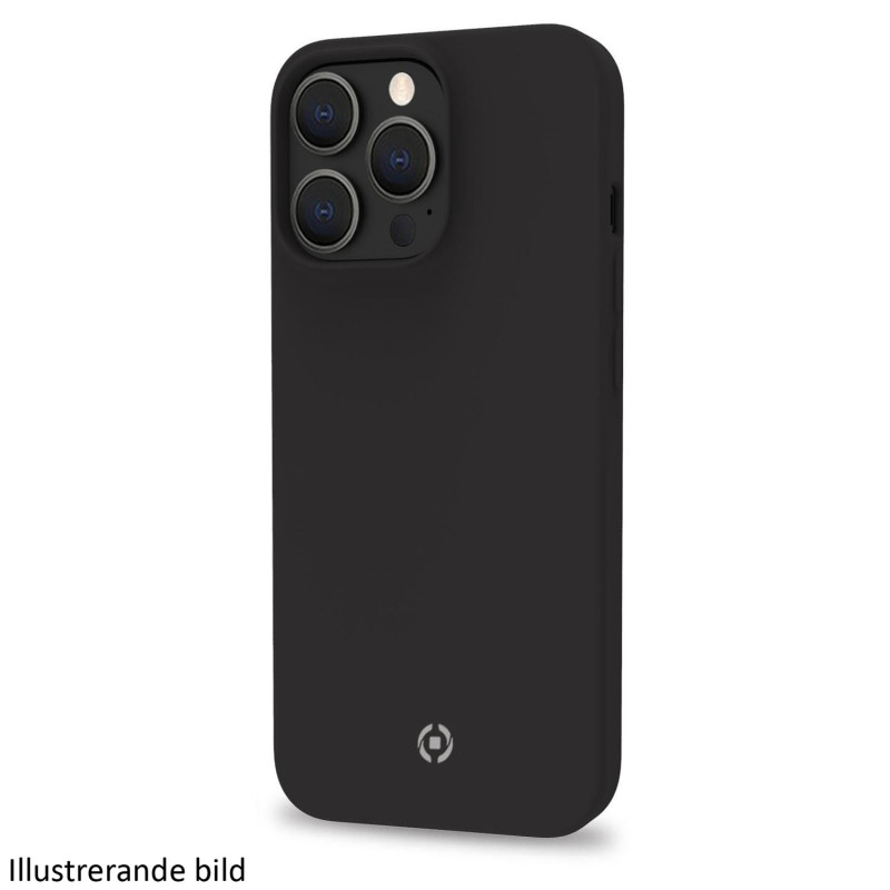 Produktbild för Cromo Soft rubber case iPhone 15 Pro Max Svart