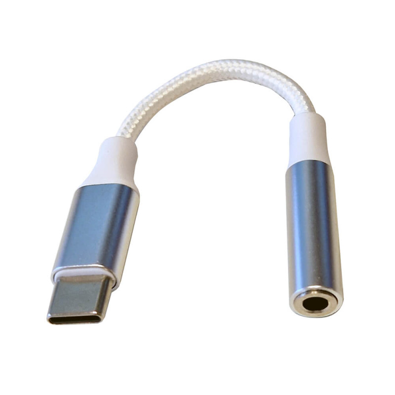 Produktbild för Adapter Audio White USB-C to 3.5 mm Stereo