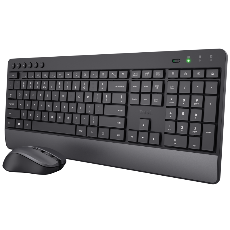 Produktbild för Trezo Trådlöst tangentbord och mus Eco-design