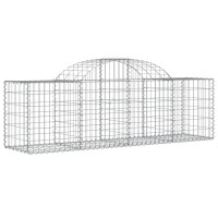 Produktbild för Gabioner bågformade 30 st 200x50x60/80 cm galvaniserat järn