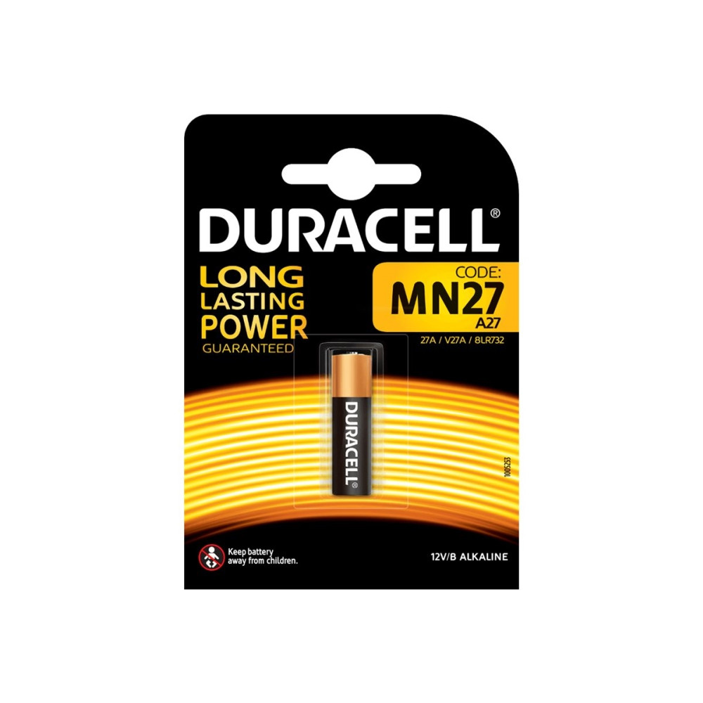 Produktbild för Duracell Security MN27 batteri - alkaliskt