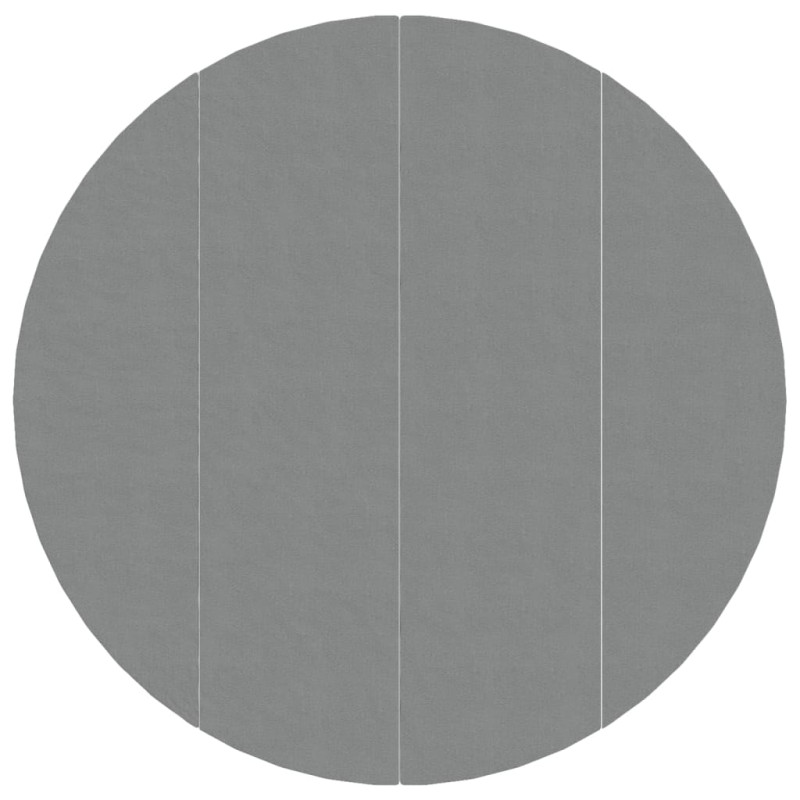 Produktbild för Bottenmatta ljusgrå Ø500 cm polyester geotextil