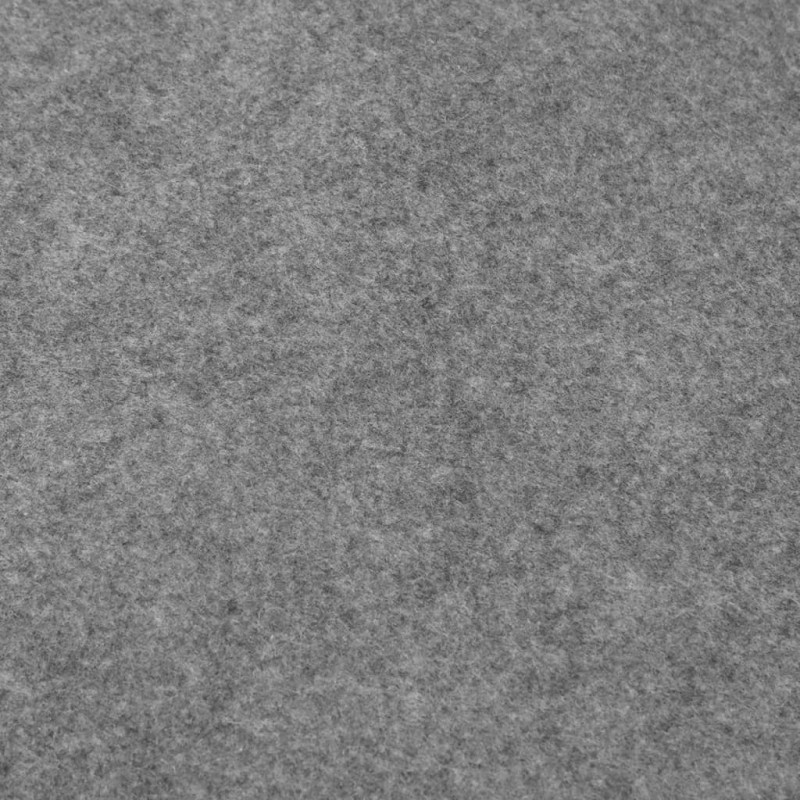 Produktbild för Bottenmatta ljusgrå Ø500 cm polyester geotextil