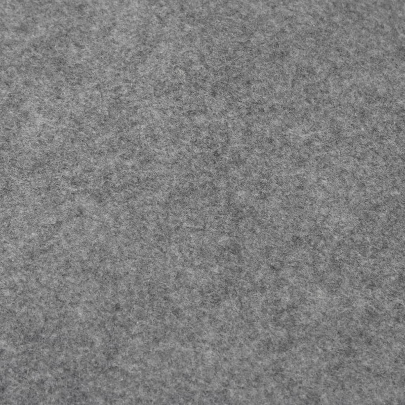 Produktbild för Bottenmatta ljusgrå Ø306 cm polyester geotextil