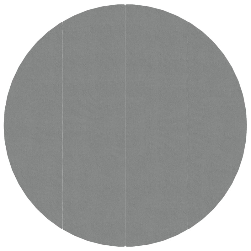 Produktbild för Bottenmatta ljusgrå Ø428 cm polyester geotextil