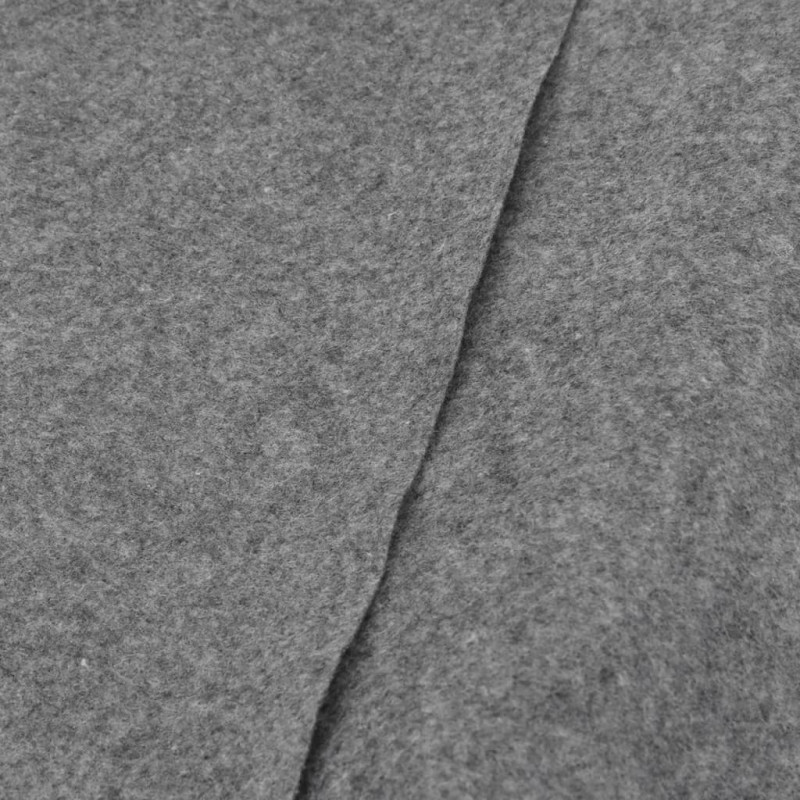 Produktbild för Bottenmatta ljusgrå 420x220 cm polyester geotextil