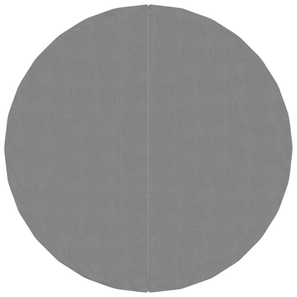 Produktbild för Markduk för pool ljusgrå Ø244 cm polyester geotextil