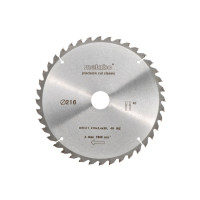 Produktbild för Metabo Classic Precision Cut Wood - cirkelsågblad - för plywood, mjuka träslag, lövträ, träfanér, MDF-skiva, kompositmaterial, obehandlad spånplatta