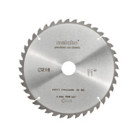 Produktbild för Metabo Classic Precision Cut Wood - cirkelsågblad - för plywood, mjuka träslag, lövträ, träfanér, MDF-skiva, kompositmaterial, obehandlad spånplatta