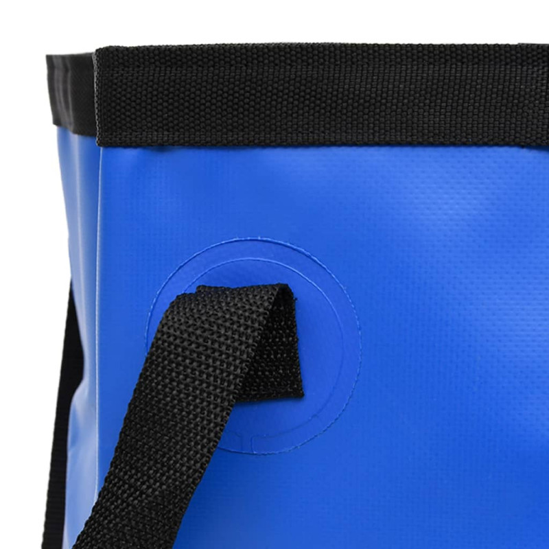 Produktbild för Hopfällbara hinkar 2 st blå 30 L PVC