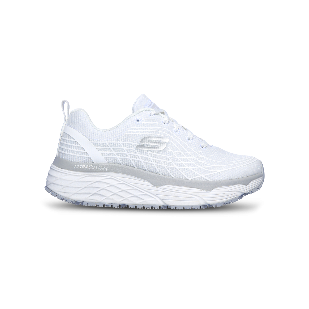 Produktbild för Max Cushioning Work Shoe w White Female