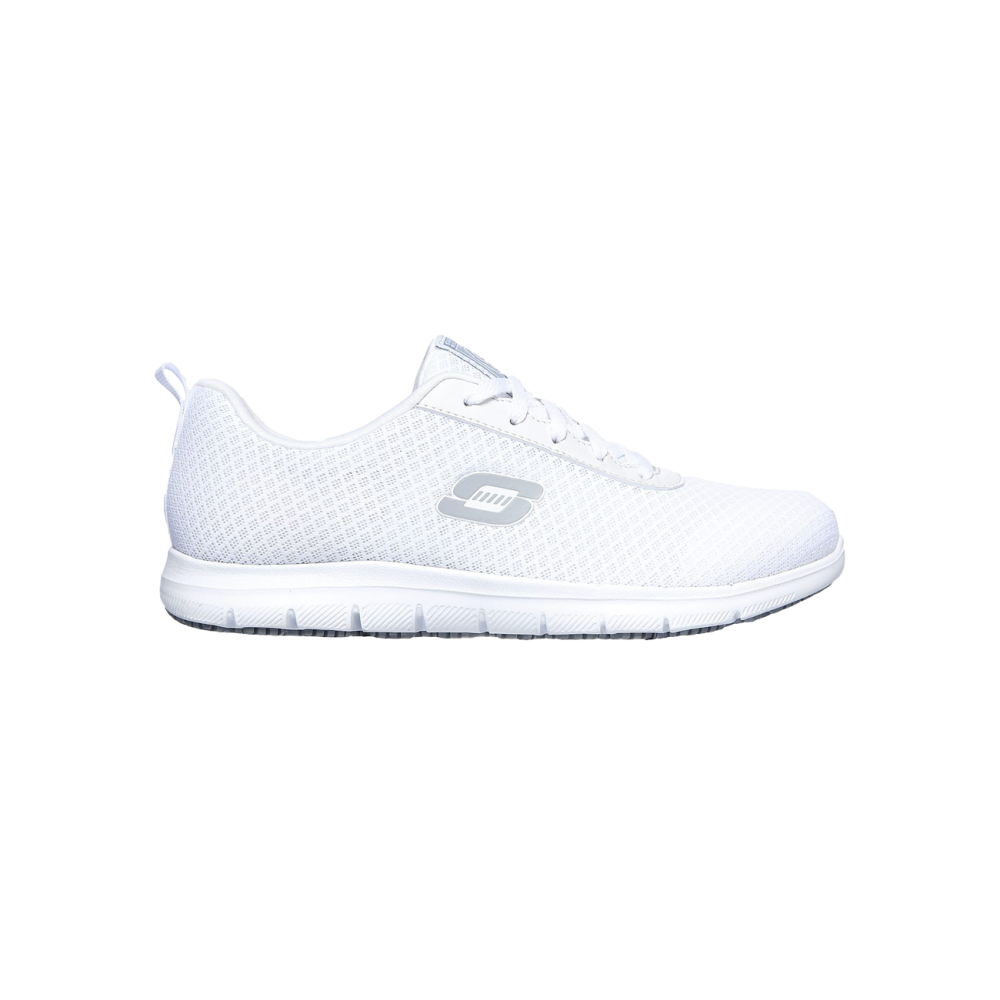Produktbild för Relaxed Fit Ghenter Bronaugh Work Shoe w White Female