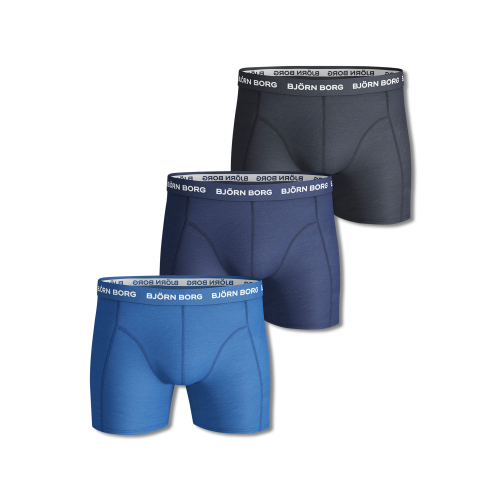 Björn Borg Boxer 3-p Underwear Blue Male