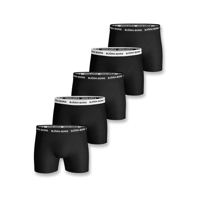 Produktbild för Boxer 5-p Underwear Black Male