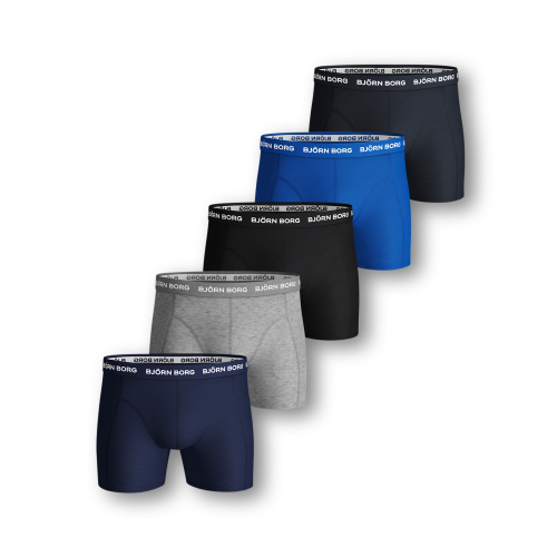 Björn Borg Boxer 5-p Underwear Blue Male