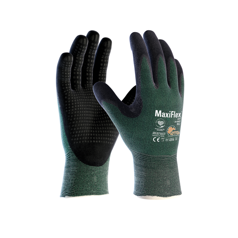 Produktbild för MaxiFlex Cut 3B DT HT Gloves Green Unisex