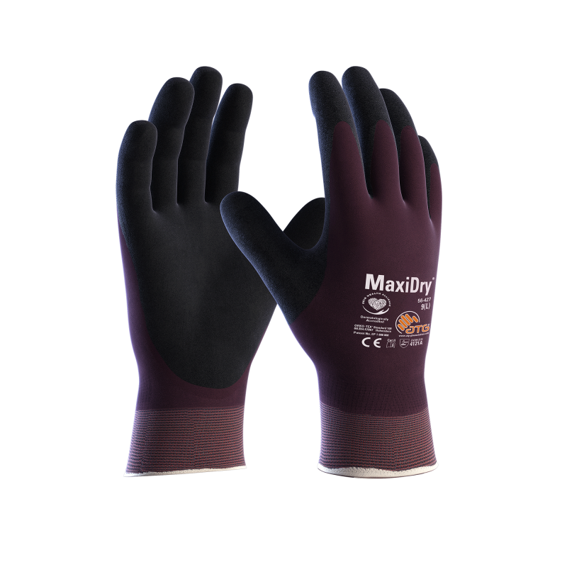 Produktbild för MaxiDry Full HT Gloves Purple Unisex