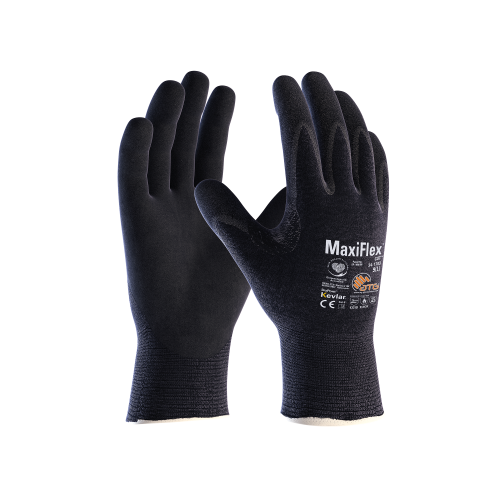 ATG MaxiFlex Cut Kevlar 3D Gloves Black Unisex
