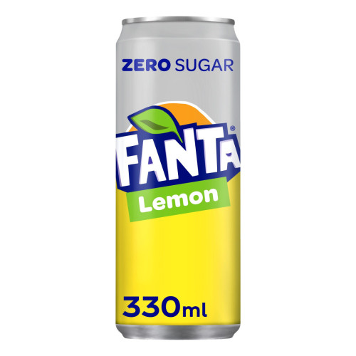 Fanta zero Kolsyrad läskedryck Lemon 330ml