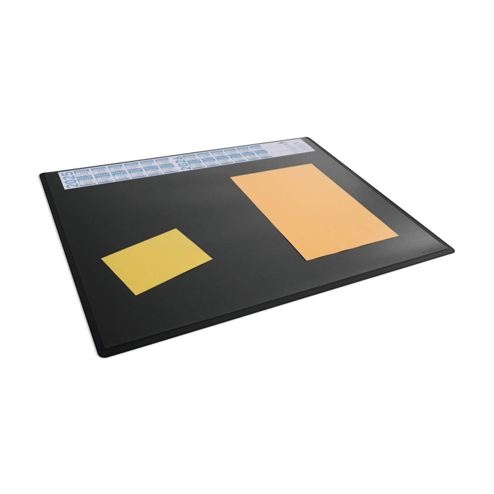 Produktbild för DURABLE bordsunderlägg med genomskinligt överlägg - 65 x 50 cm - polypropylen (PP) - svart