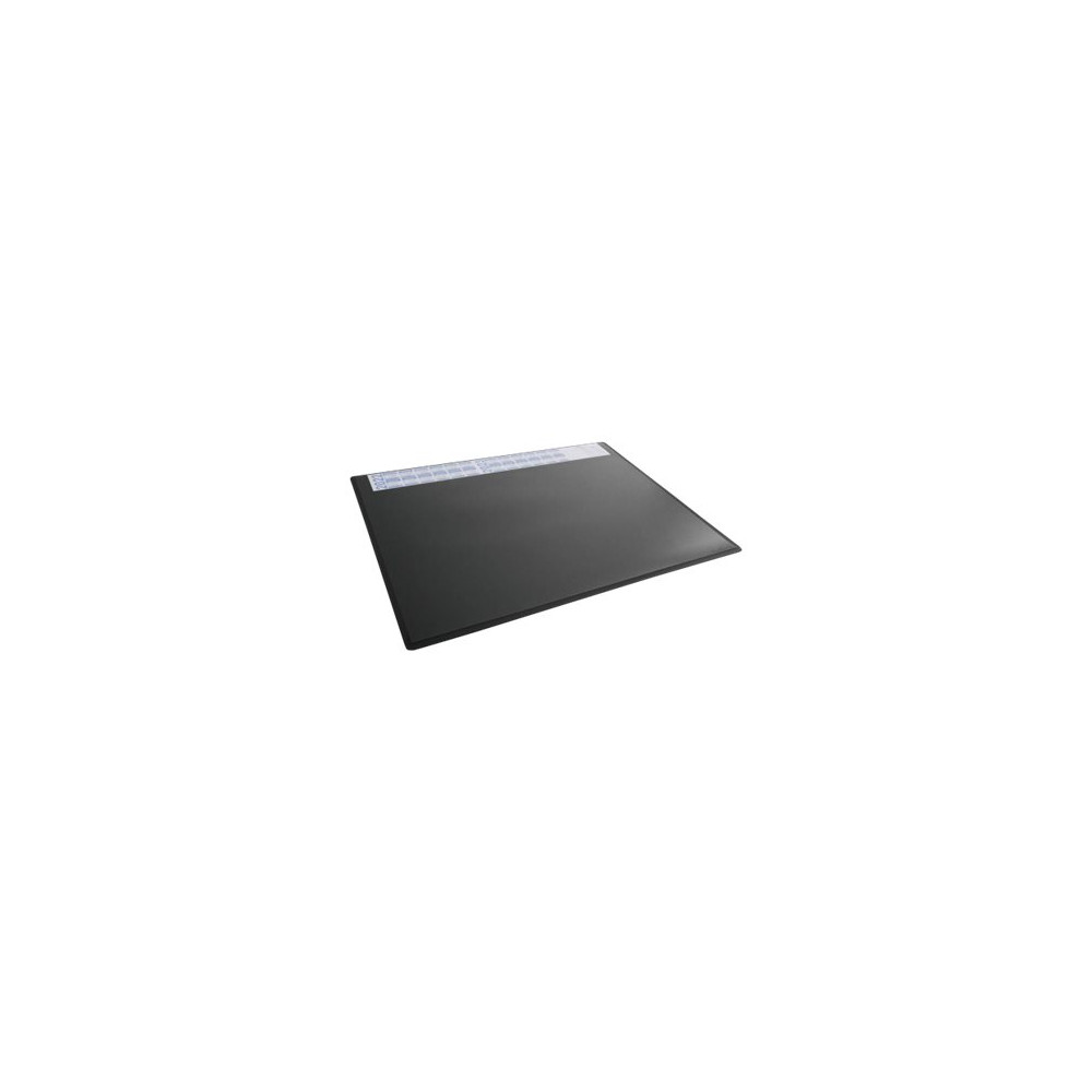 Produktbild för DURABLE bordsunderlägg med genomskinligt överlägg - 65 x 50 cm - polypropylen (PP) - svart