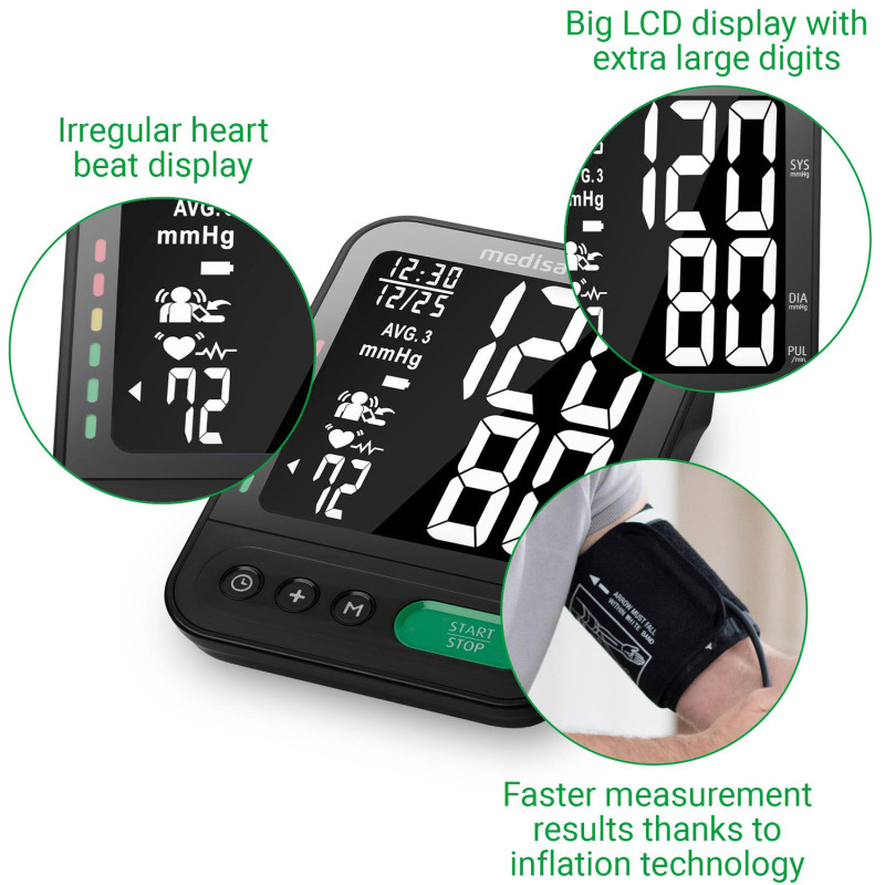 Produktbild för Blodtrycksmätare för överarm BU582