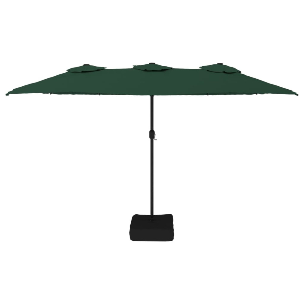 Produktbild för Parasoll dubbelt grön 449x265 cm