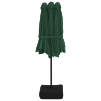 Produktbild för Parasoll dubbelt grön 449x265 cm