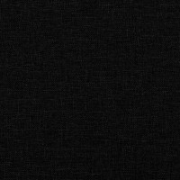 Produktbild för L-formad bäddsoffa svart 275x140x70 cm tyg