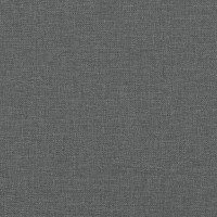 Produktbild för L-formad bäddsoffa mörkgrå 275x140x70 cm tyg