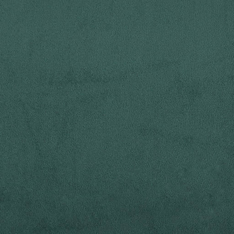 Produktbild för L-formad bäddsoffa mörkgrön 255x140x70 cm sammet